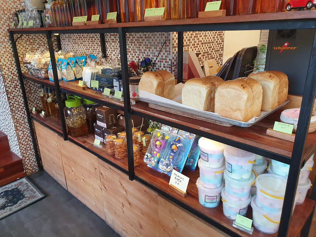 고한읍 카페 이야기꽃의 빵과 전병 그리고 수제차