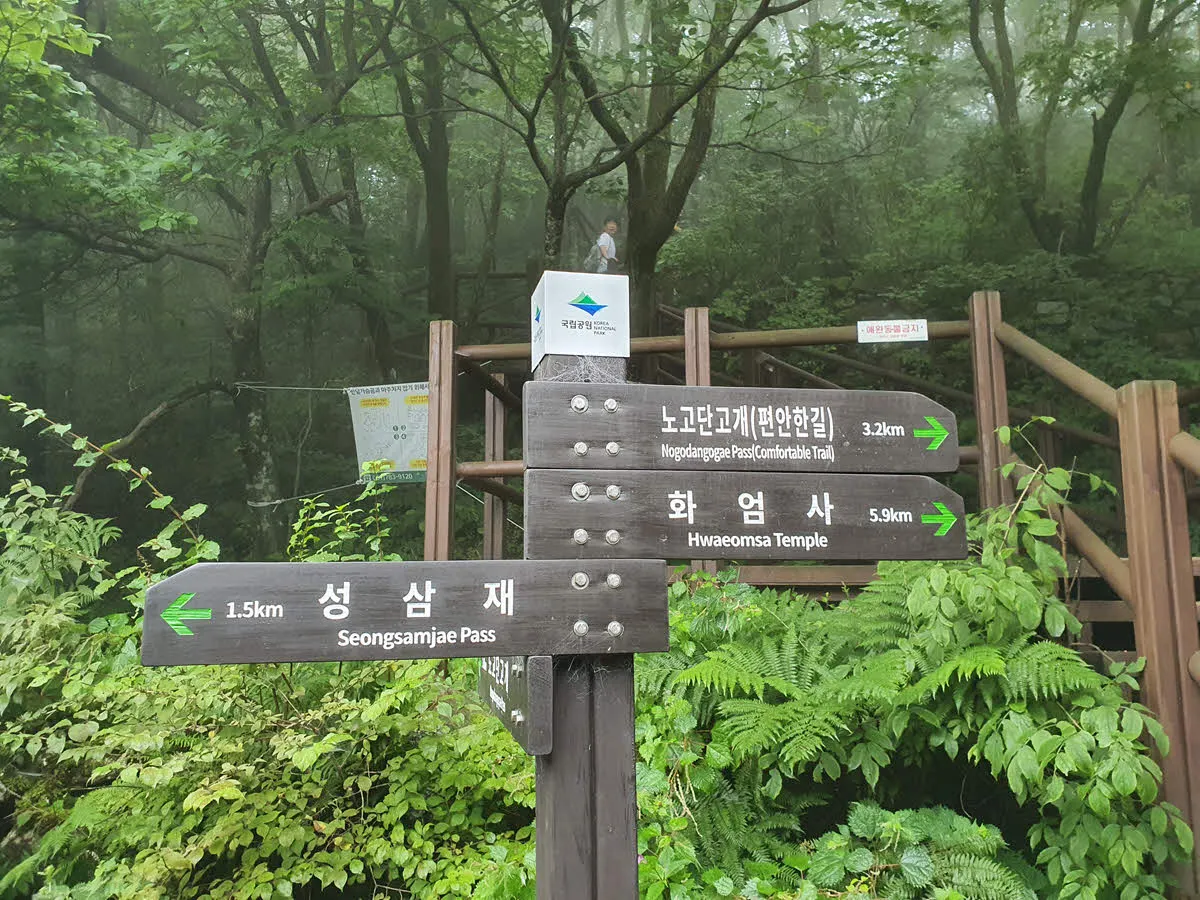 지름길 안내판