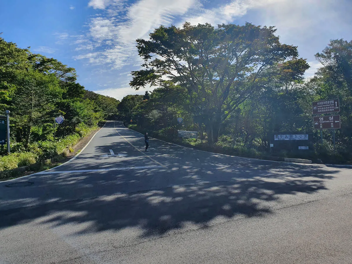 영실입구 삼거리 (240번 버스 탑승)