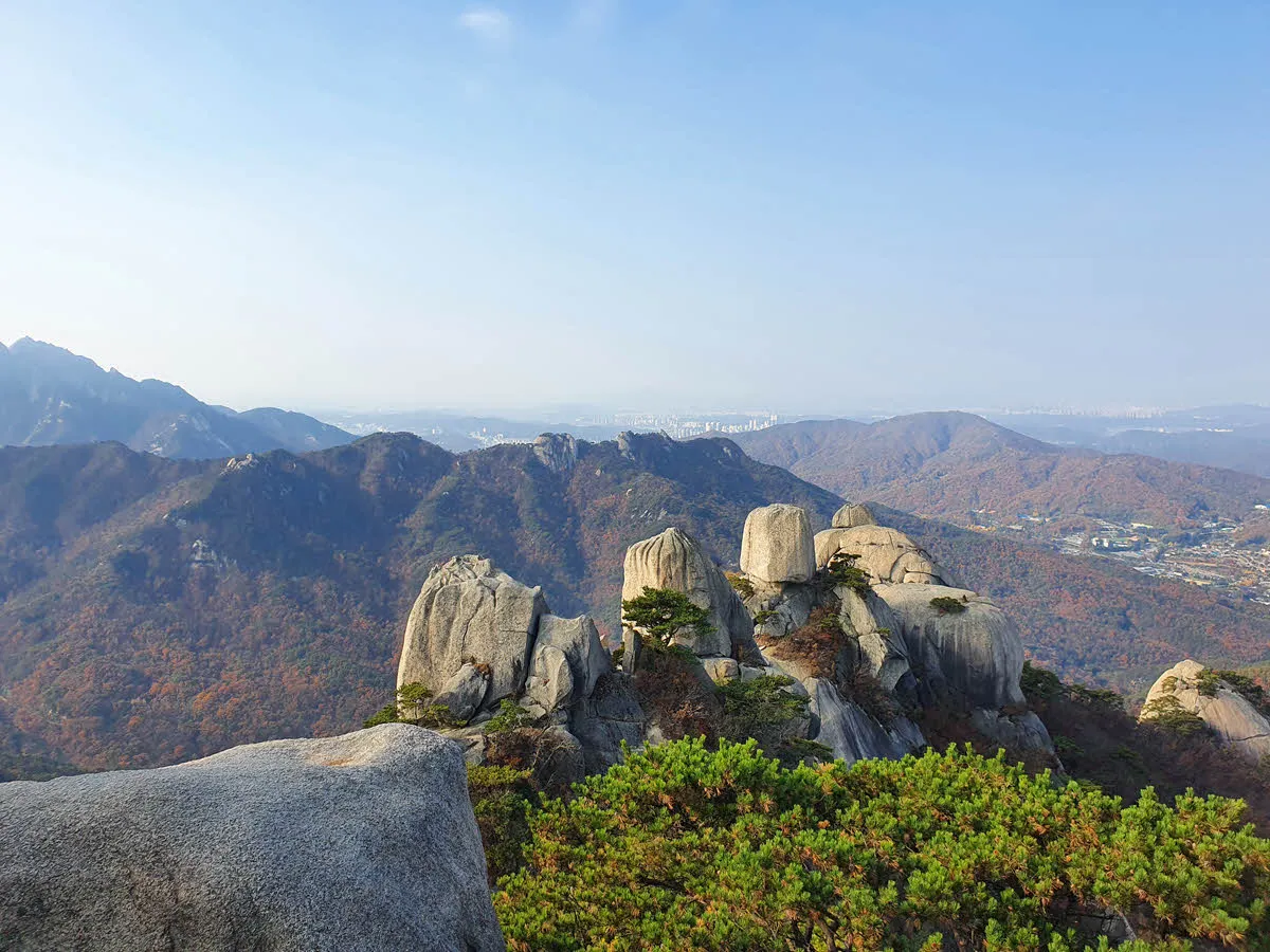 송추계곡-여성봉-오봉 코스의 최고 절경 - "오봉"