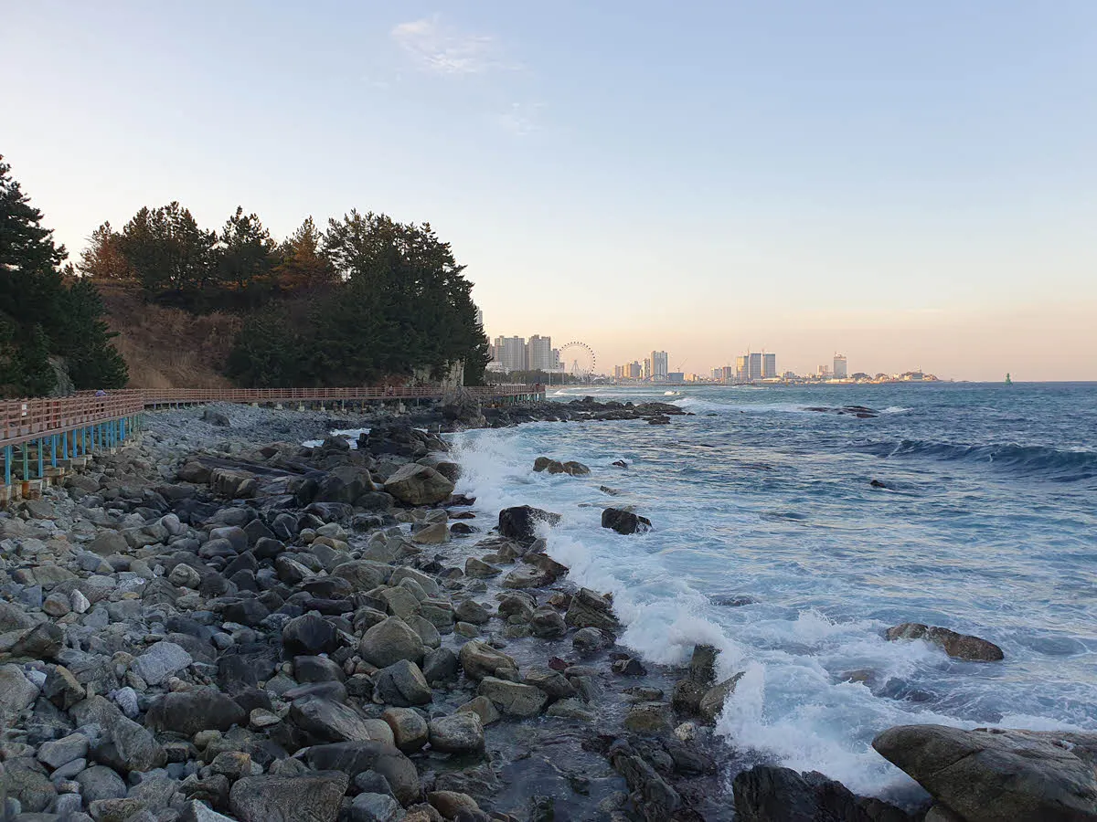 외옹치 바다향기로 (데크길)