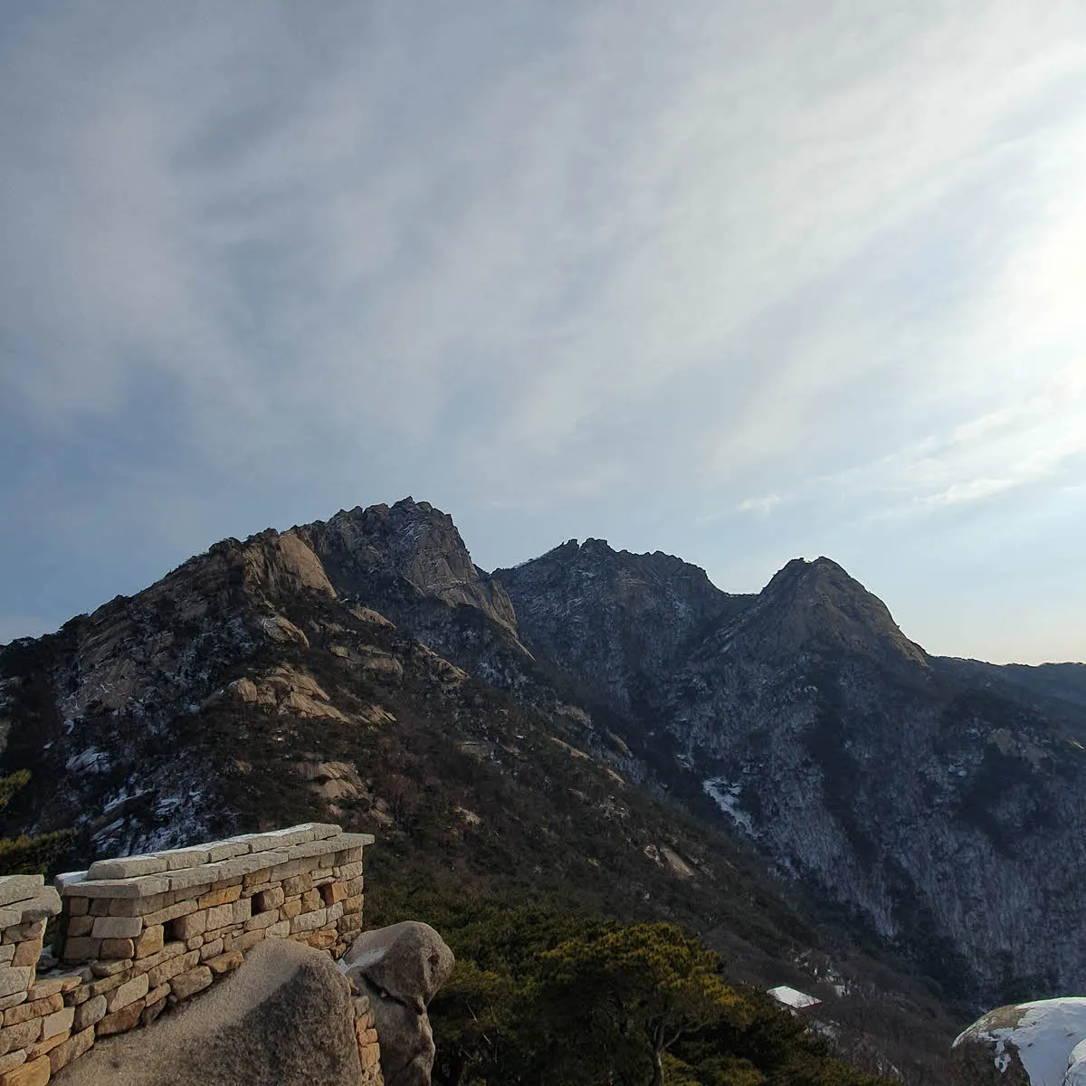 염초봉, 백운대, 만경대