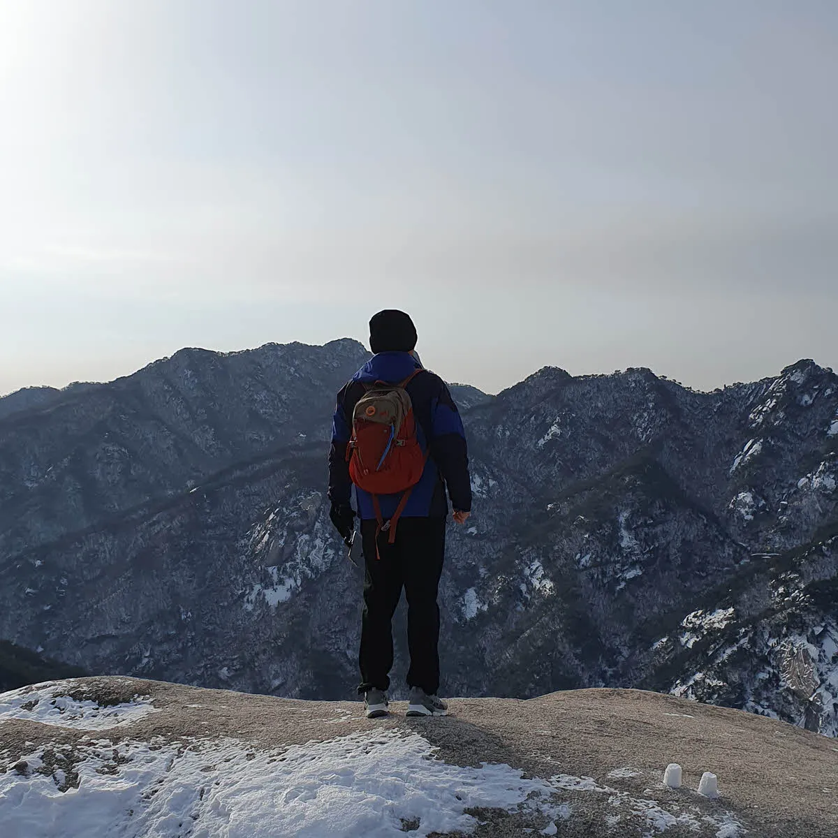 원효봉에서의 한 컷