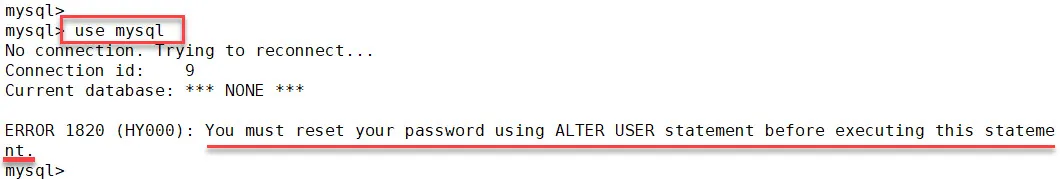 임시 비밀번호 사용 시 관리자 권한 에러