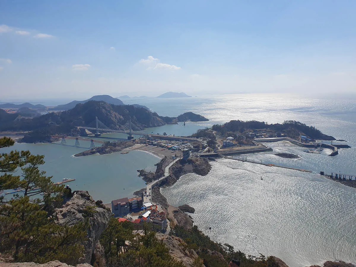 대장봉에서 바라본 선유도