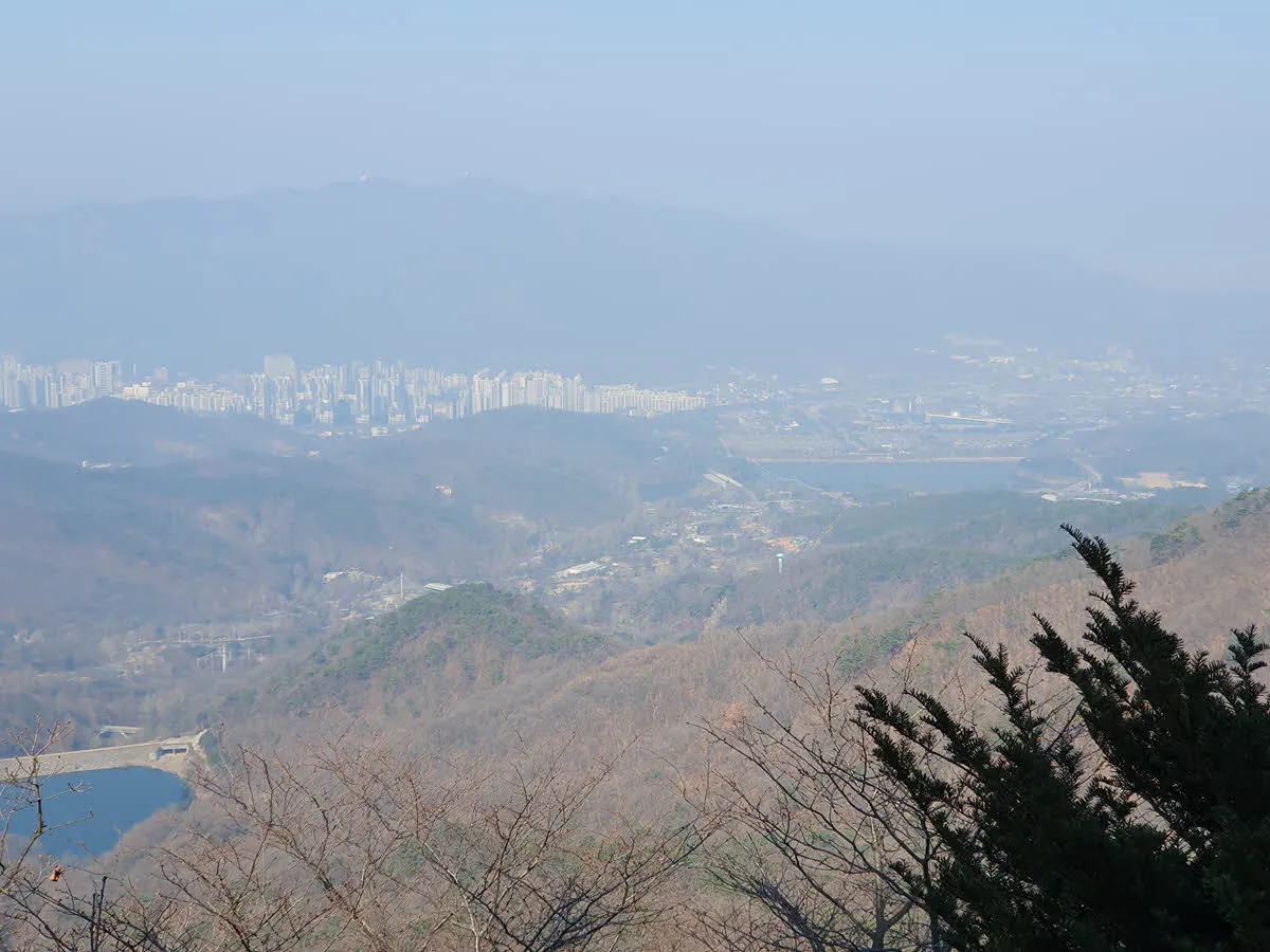 관악산, 서울랜드 주차장 그리고 우리가 걸어온 산길