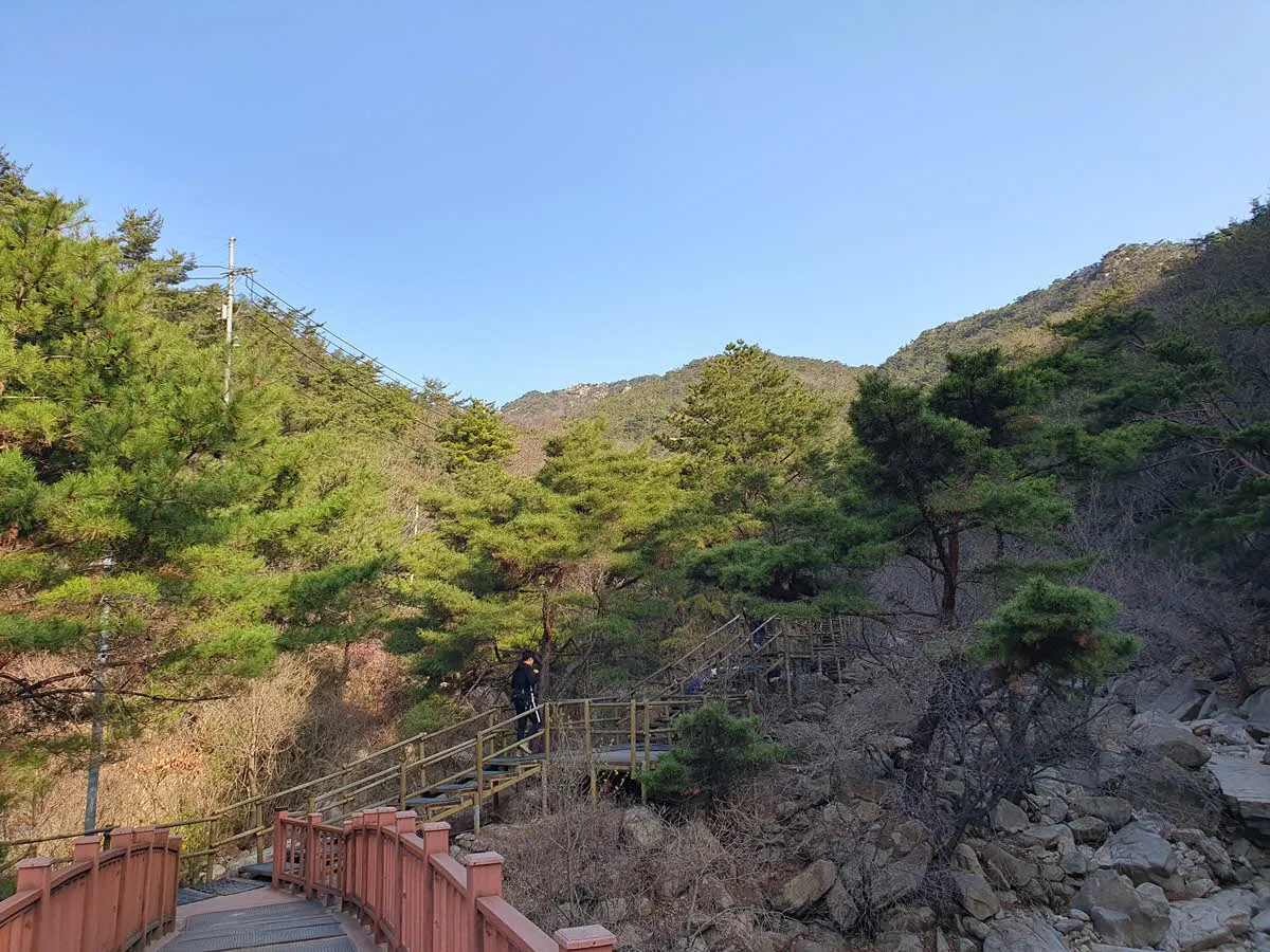 과천향교에서 연주암 가는 길