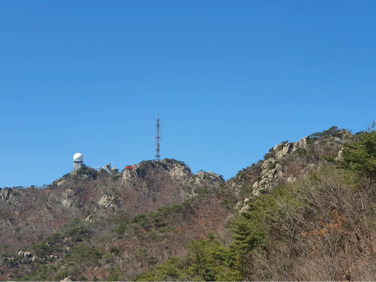 관악산 정상부