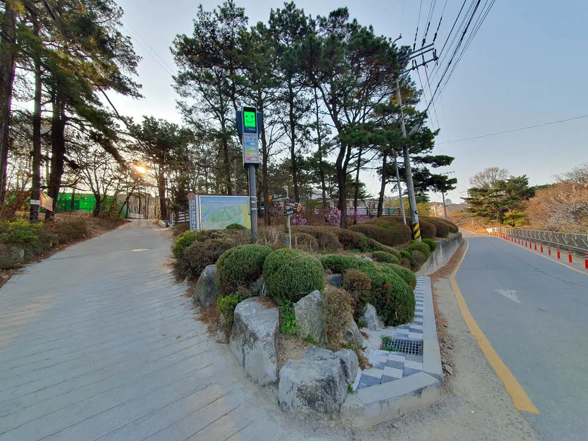 하남 검단산 애니메이션 고등학교 출발점