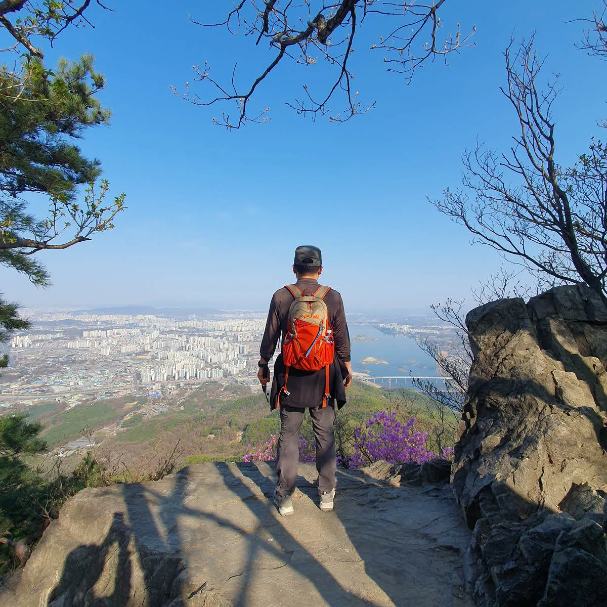 하남 검단산 전망바위