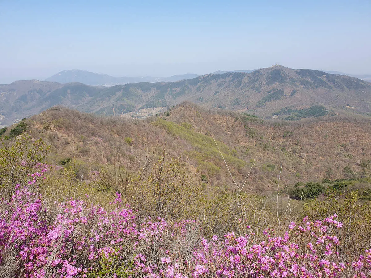혈구산에서 바라본 고려산