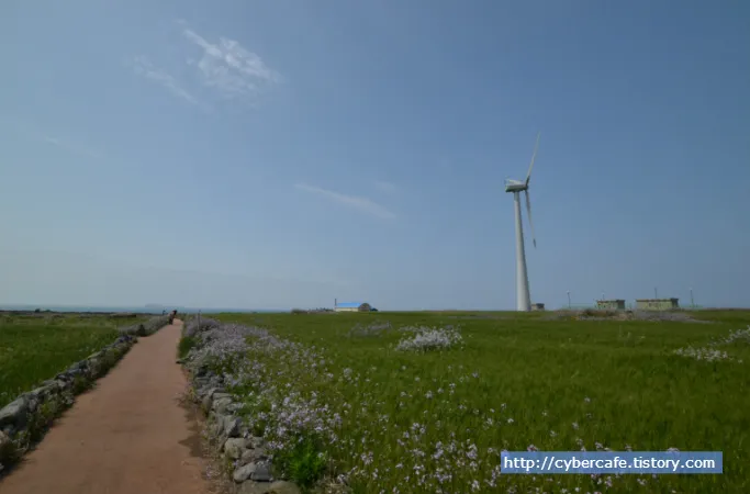 가파도 풍력발전기