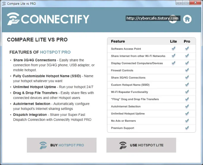 <title>노트북의 인터넷을 공유해서 스마트폰으로 인터넷 접속하기 (무선랜카드를 AP모드로 사용하기)</title>