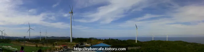 <title>영덕 풍력 발전 단지와 해맞이 공원 그리고 장사해수욕장</title>