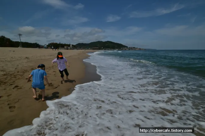 <title>영덕 풍력 발전 단지와 해맞이 공원 그리고 장사해수욕장</title>
