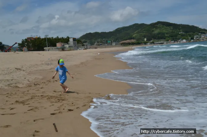 <title>영덕 풍력 발전 단지와 해맞이 공원 그리고 장사해수욕장</title>