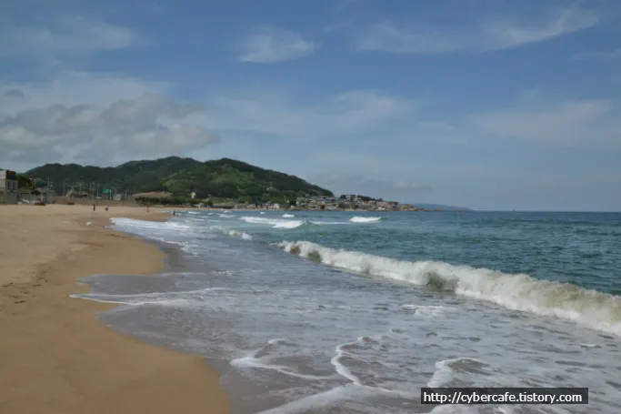 <title>영덕 풍력 발전 단지와 해맞이 공원 그리고 장사해수욕장</title>