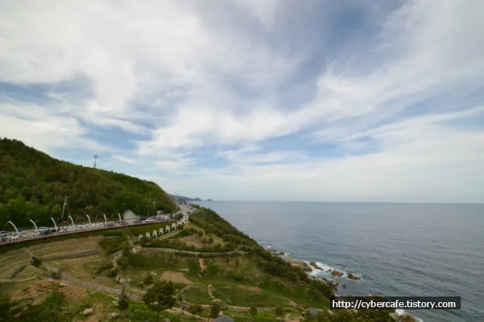 <title>영덕 풍력 발전 단지와 해맞이 공원 그리고 장사해수욕장</title>