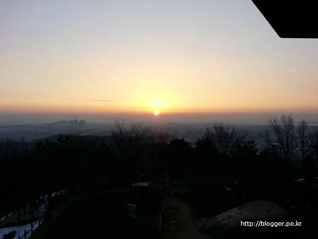 수도권 일출명소 중 하나로 손색없는 심학산