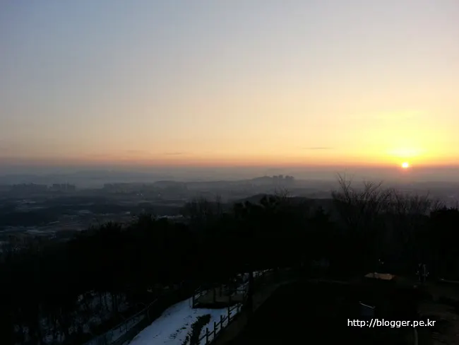 수도권 일출명소 중 하나로 손색없는 심학산