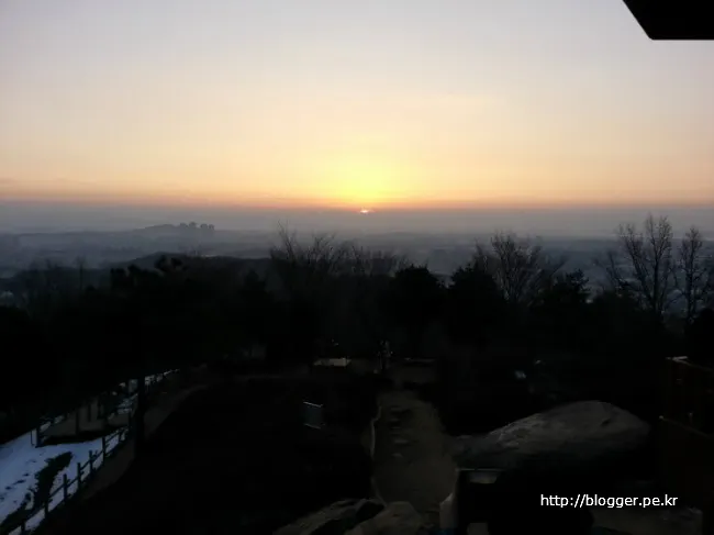 수도권 일출명소 중 하나로 손색없는 심학산
