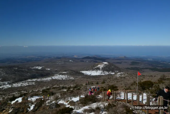 한라산 겨울산행을 하다. (영실코스의 설원 풍경)