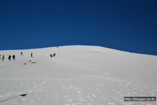 한라산 겨울산행을 하다. (영실코스의 설원 풍경)