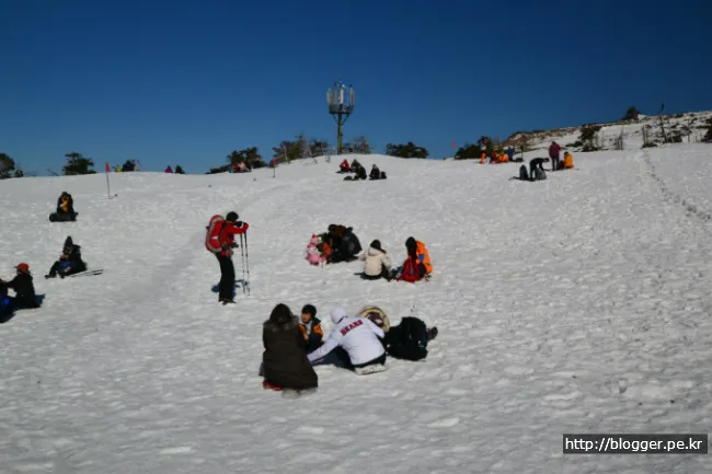 한라산 겨울산행을 하다. (영실코스의 설원 풍경)