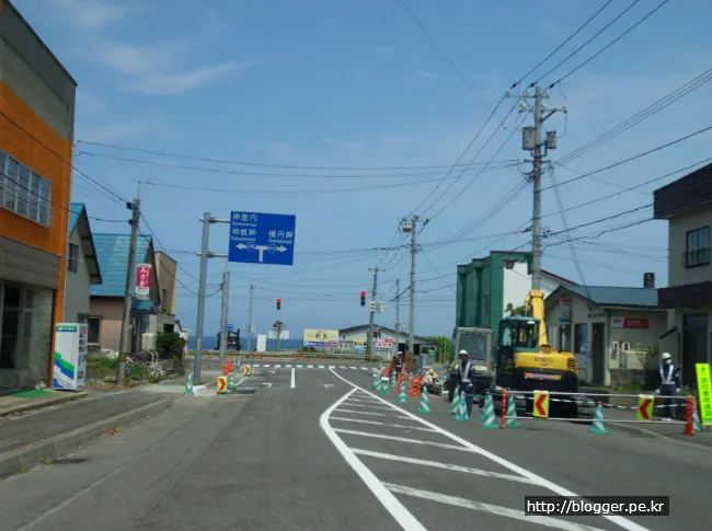 홋카이도 샤코탄 반도의 최북단 가무이곶 절경
