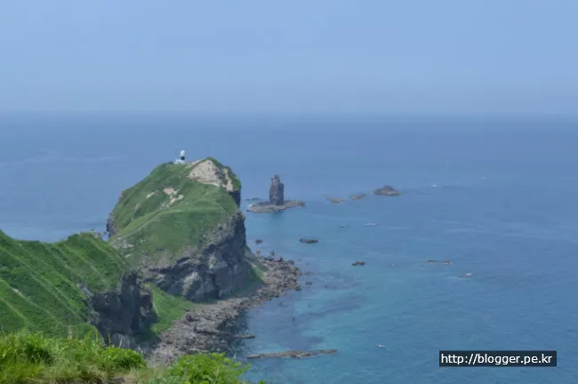 홋카이도 샤코탄 반도의 최북단 가무이곶 절경