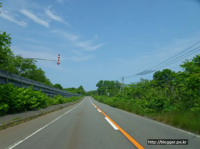 홋카이도 샤코탄 반도의 최북단 가무이곶 절경