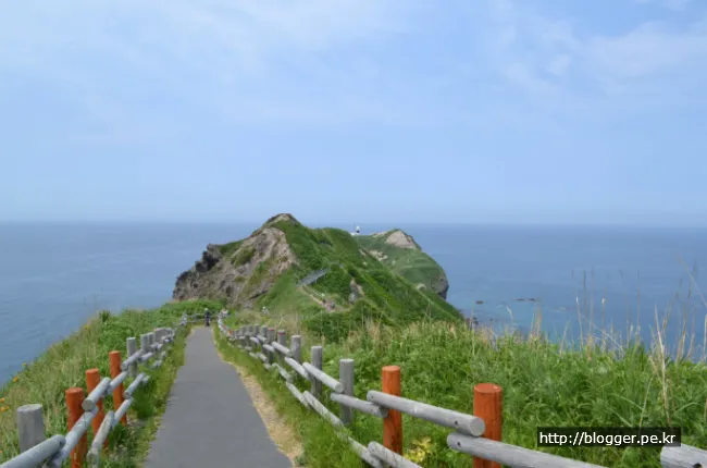 홋카이도 샤코탄 반도의 최북단 가무이곶 절경