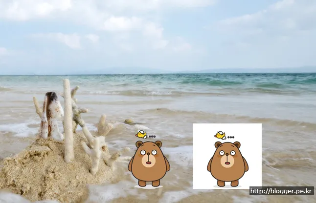 배경이 투명한 이미지와 그렇지 않은 이미지