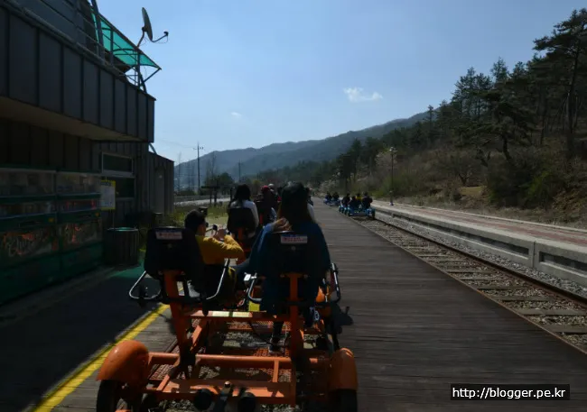 곡성 레일바이크를 타고 섬진강변 둘러보기