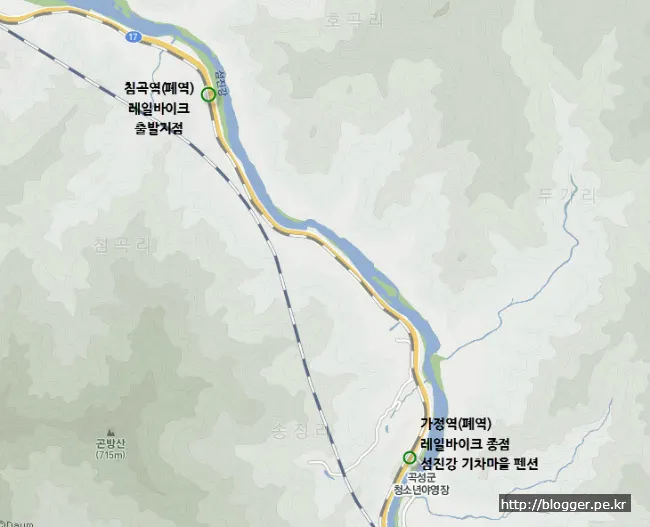 곡성 레일바이크를 타고 섬진강변 둘러보기