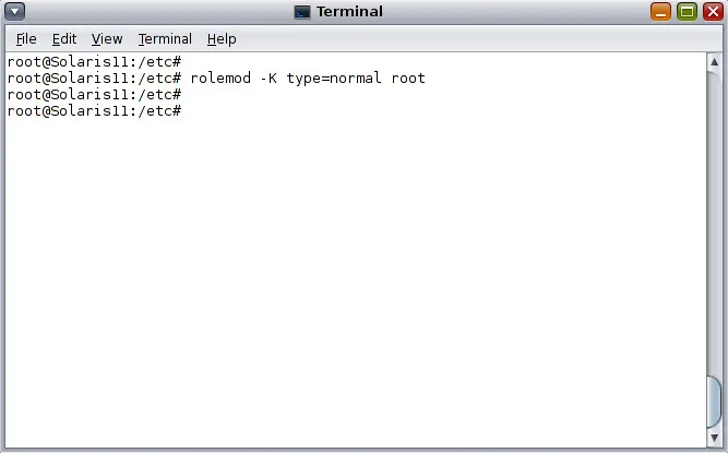 솔라리스 11 (Solaris 11) 설치 후 root 로그인 허용하기