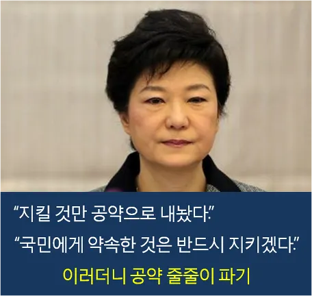 대통령의 공약 파기가 대한민국에 끼치는 사회적 파장