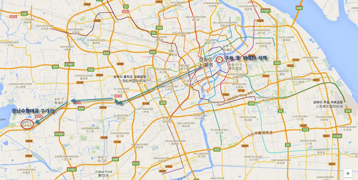 강남수향(江南水鄕)마을 중 하나인 상하이의 주가각(朱家角)