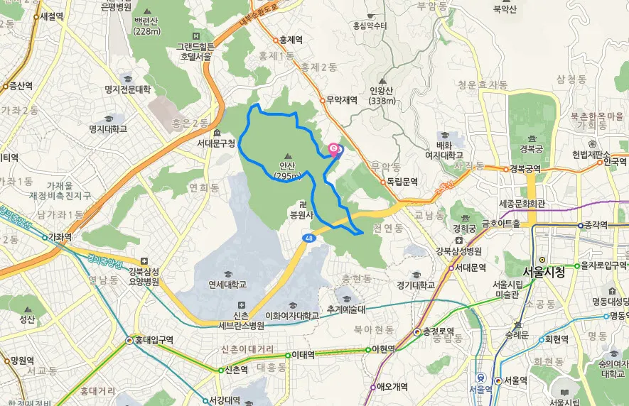 [걷기 좋은 길]서대문구청 뒷산 안산 자락길 탐방기