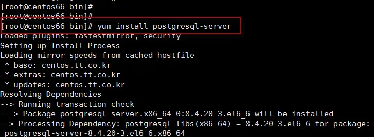 PostgreSQL 설치와 DB 만들기 (CentOS 6.6)