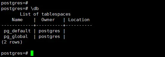 postgreSQL의 Tablespace 에 대한 이해