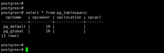 postgreSQL의 Tablespace 에 대한 이해