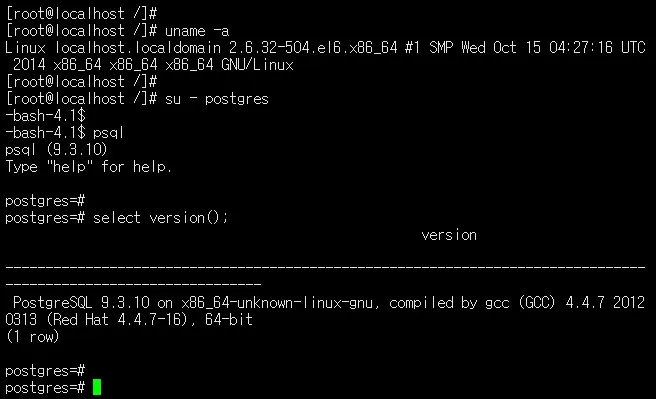 CentOS 6.6 Final에 PostgreSQL 9.3 설치하기