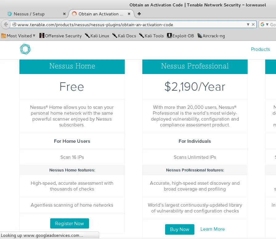 취약점 진단 도구 네서스(Nessus) 설치하기