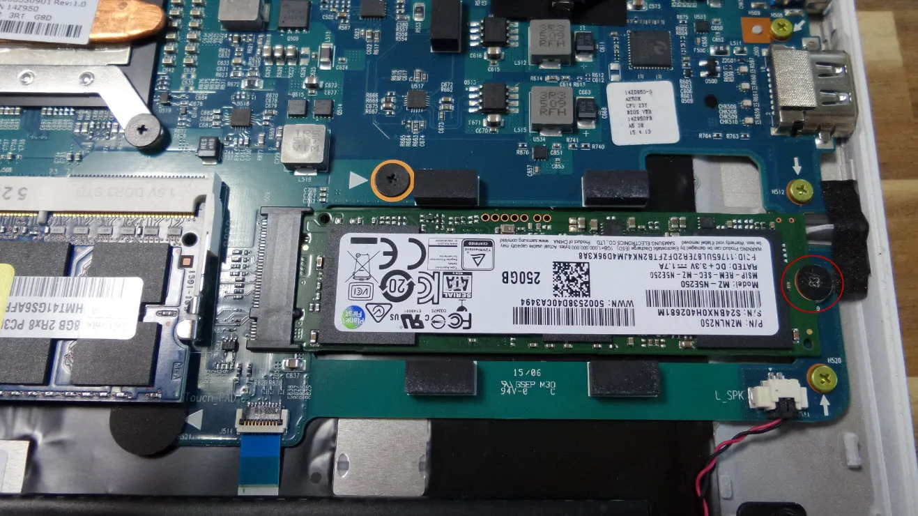 EVO 850 SSD M.2 타입 - 250GB - LG그램 노트북 SSD 업그레이드