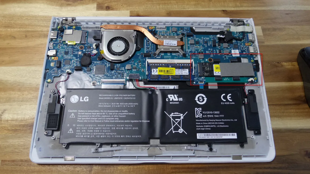 EVO 850 SSD M.2 타입 - 250GB - LG그램 노트북 SSD 업그레이드