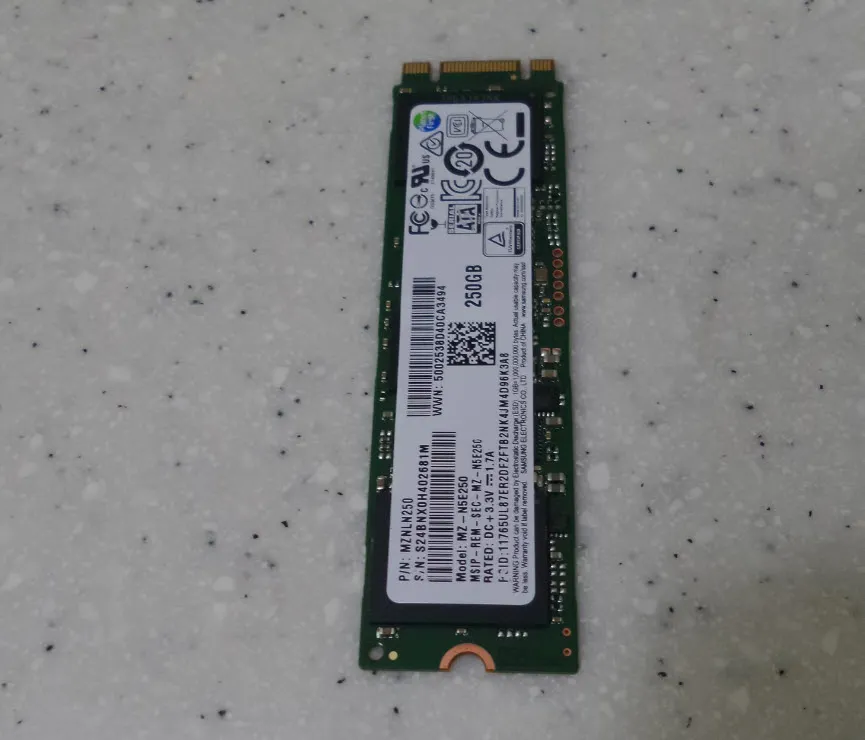 EVO 850 SSD M.2 타입 - 250GB - LG그램 노트북 SSD 업그레이드