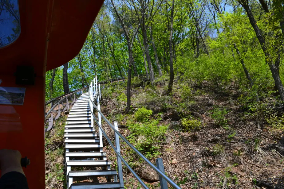 제천 비봉산의 청풍호 관광모노레일