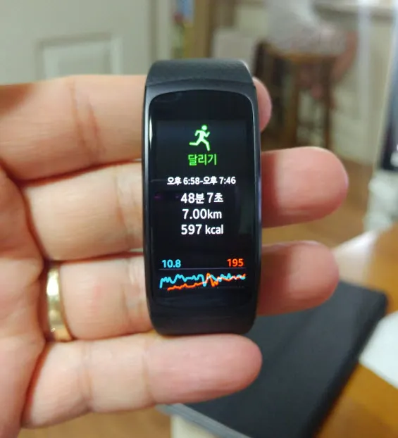 S헬스와 기어핏2를 이용한 운동 기록 측정