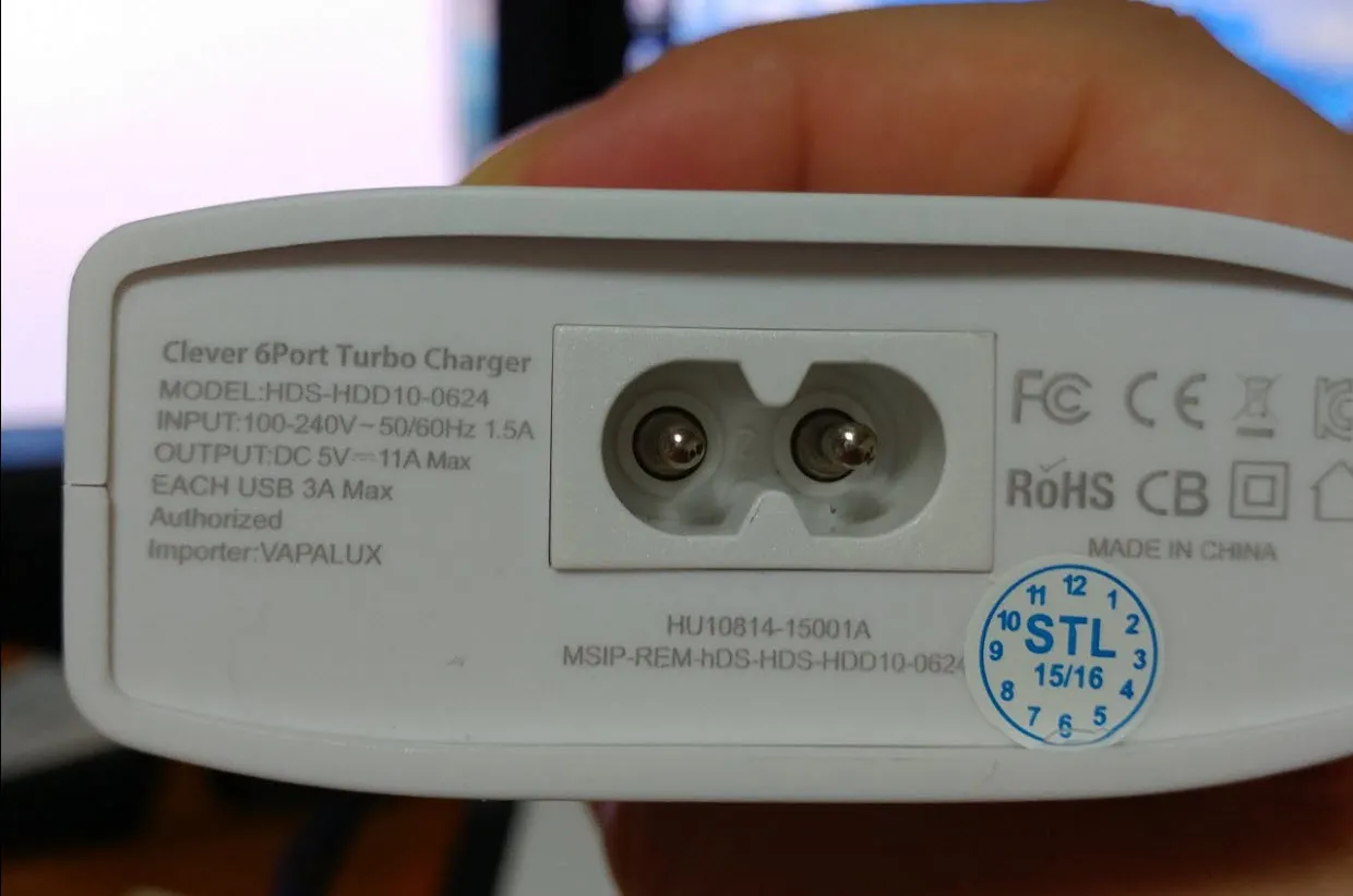 클레버 6포트 터보 USB 충전기